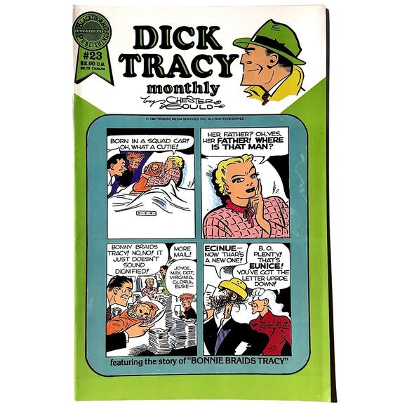 Dick Tracy Monthly #23, 1951 Reprints, Nov. 1987, Blackthorne Comics, NM 9.4 - Picture 2 of 5